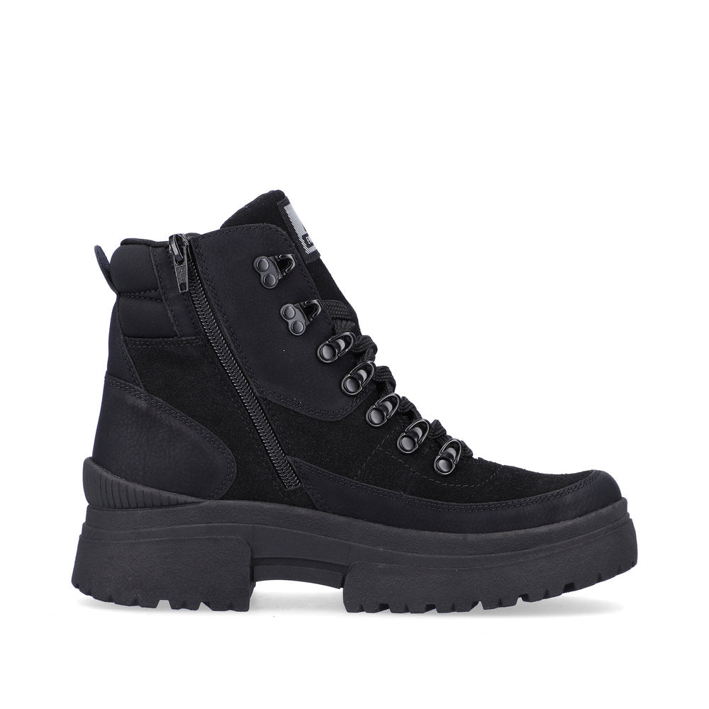 Rieker W0370-00 Evolution Tex Black Boots