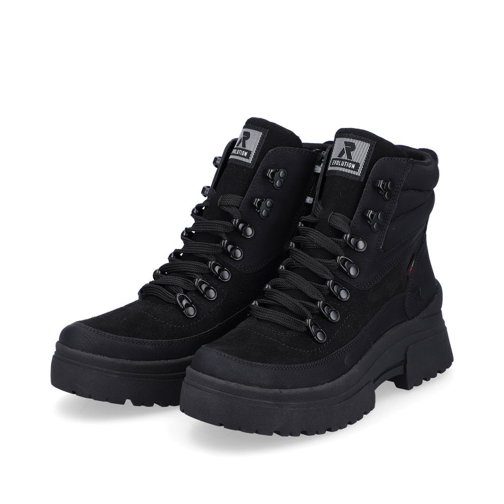 Rieker W0370-00 Evolution Tex Black Boots