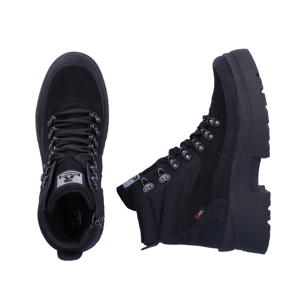 Rieker W0370-00 Evolution Tex Black Boots