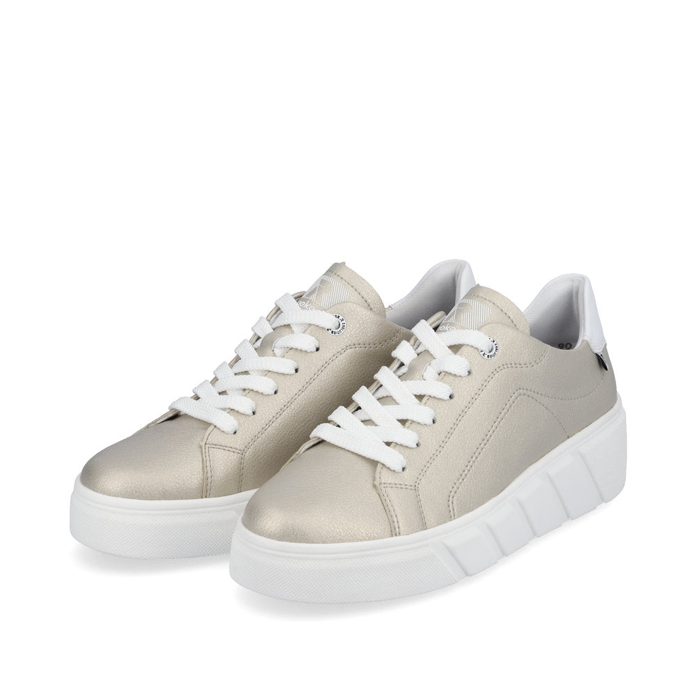 Rieker W0501-90 Evolution Gold Sneakers
