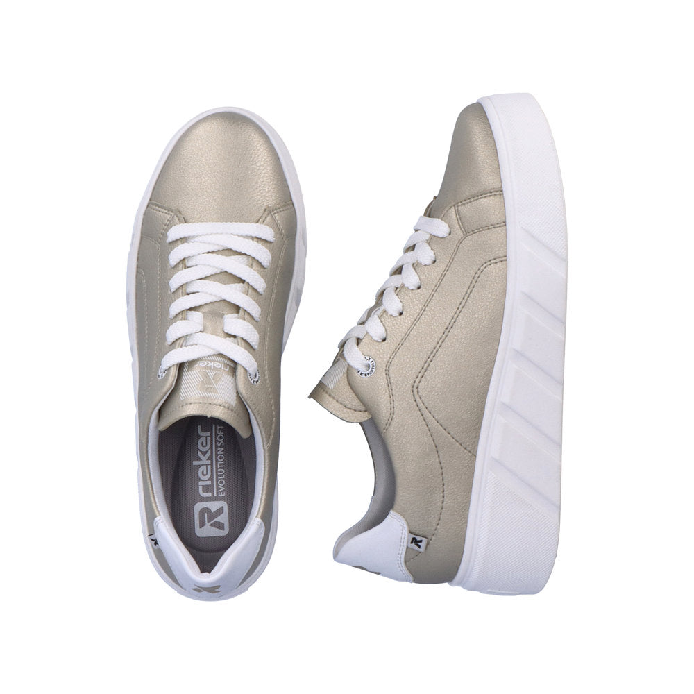 Rieker W0501-90 Evolution Gold Sneakers