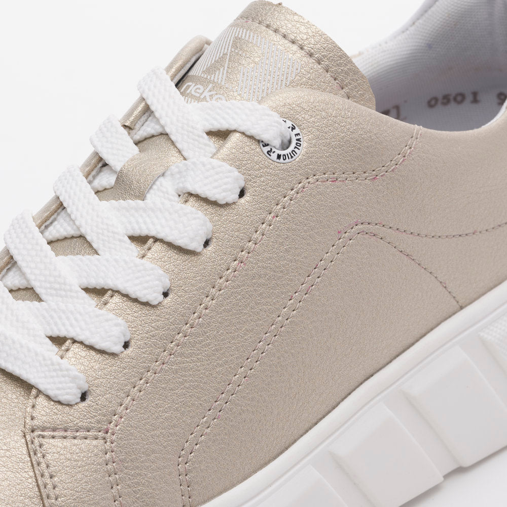 Rieker W0501-90 Evolution Gold Sneakers