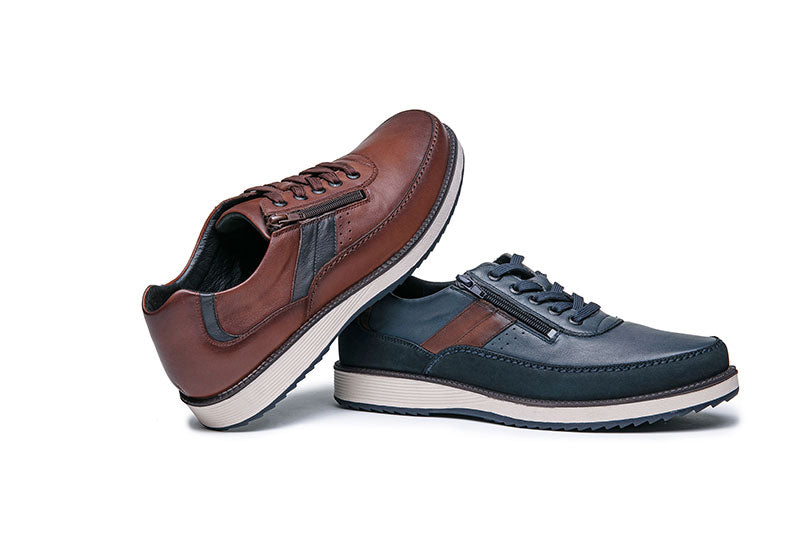 G Comfort 1727 Cognac Tan Lace Shoes