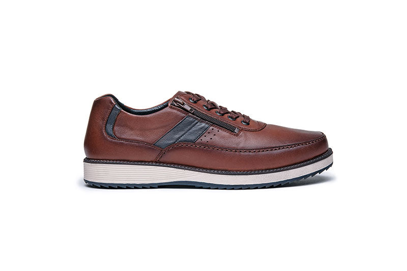 G Comfort 1727 Cognac Tan Lace Shoes