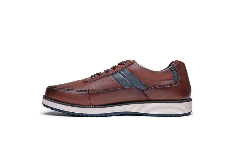 G Comfort 1727 Cognac Tan Lace Shoes