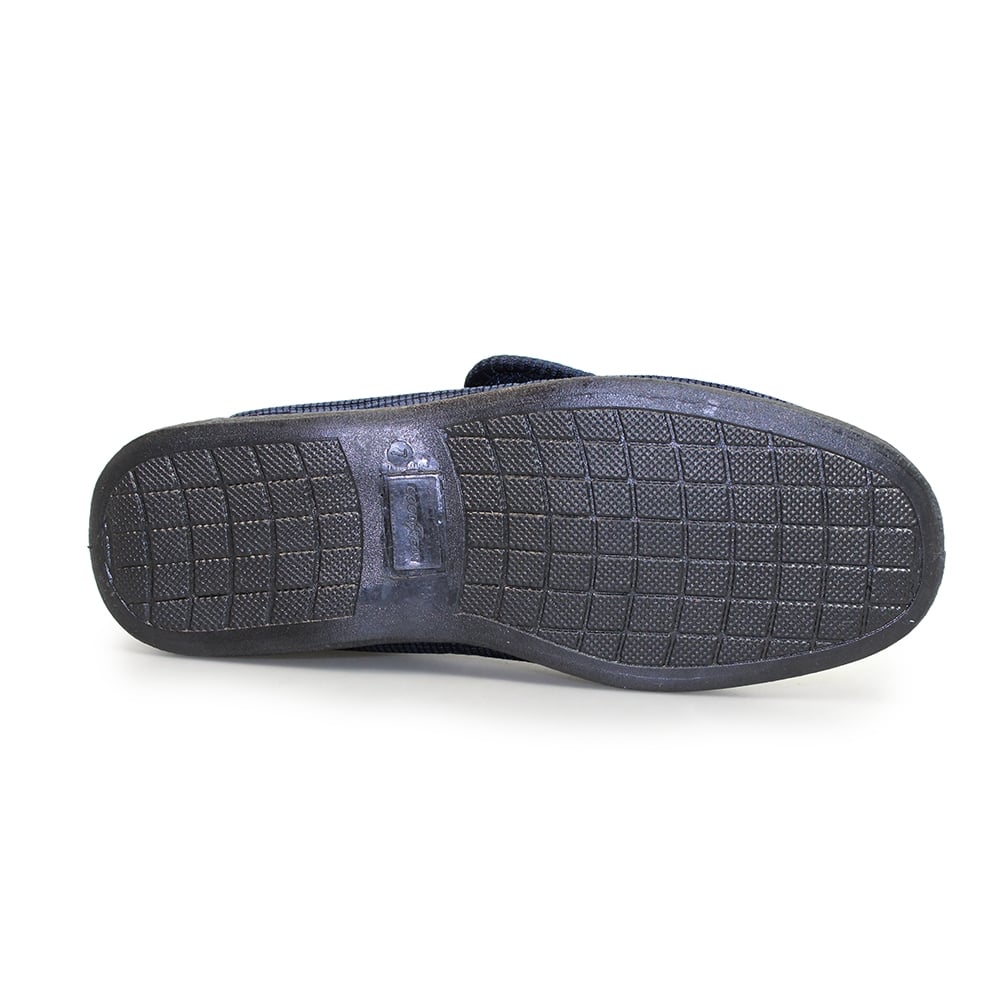 Goodyear KMG119 Drake Blue Velcro Memory Foam Slippers