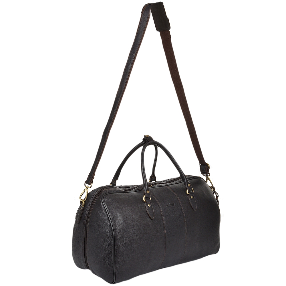 Ashwood Leather Charles Rumble Brown Weekend Holdall Bag