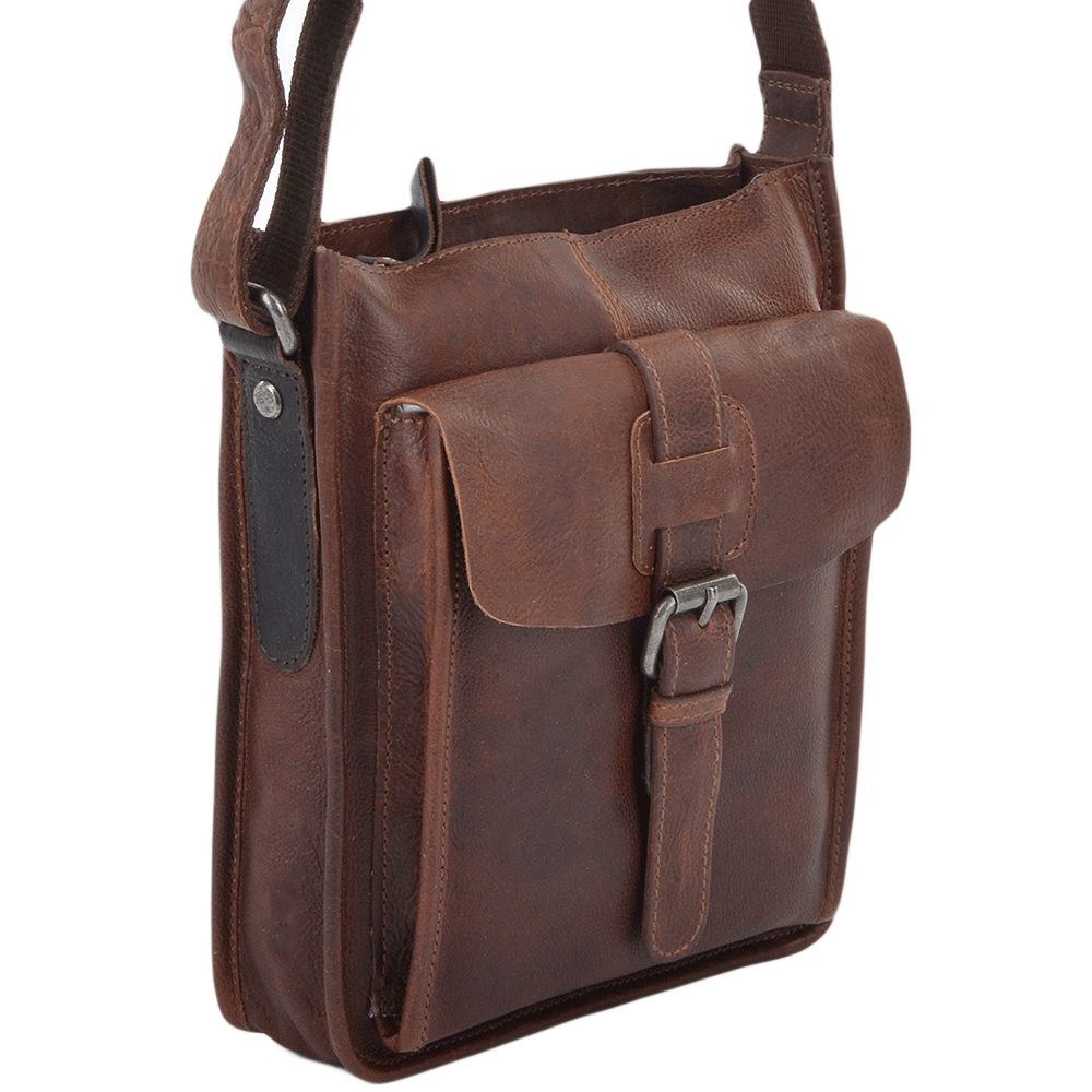 Ashwood Leather 4551 Tan/Brown Body Bag