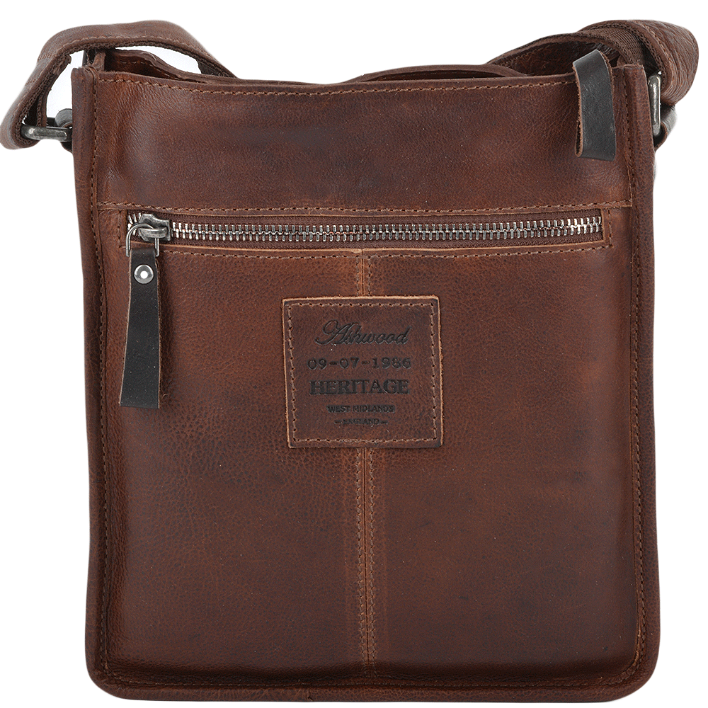 Ashwood Leather 4551 Tan/Brown Body Bag