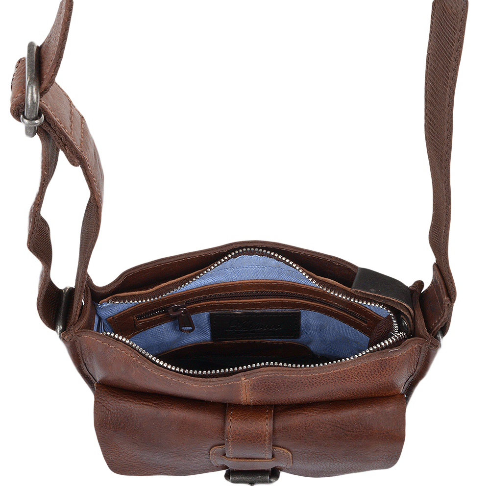 Ashwood Leather 4551 Tan/Brown Body Bag