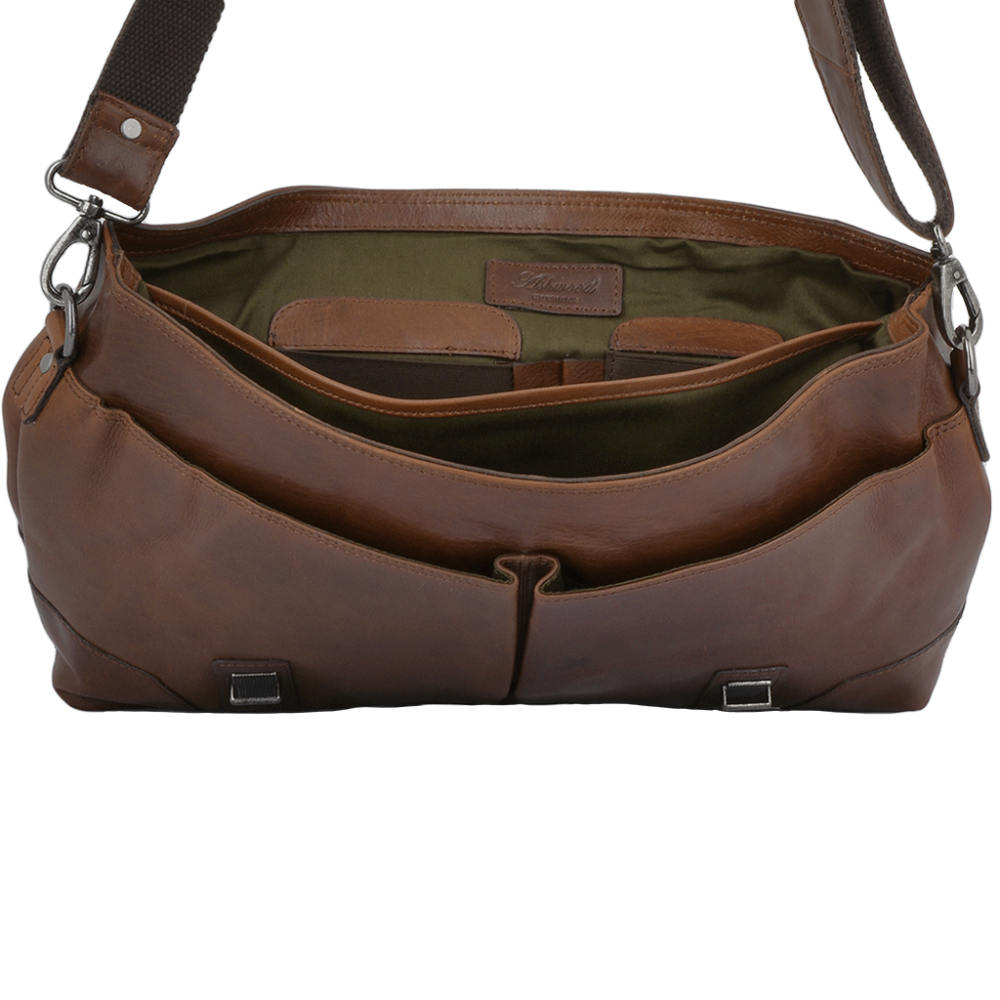Ashwood Leather Elliot Tan Briefcase