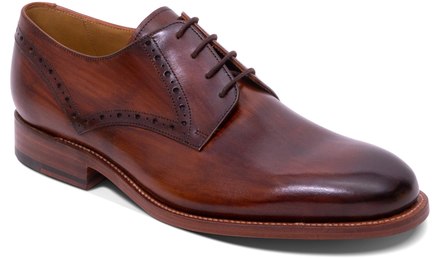 Barker 478436 Trent Hand Brushed Brown Formal Shoes
