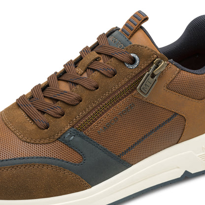 Marco Tozzi 2-13613-44 30P Cognac Tan & Navy Sneakers