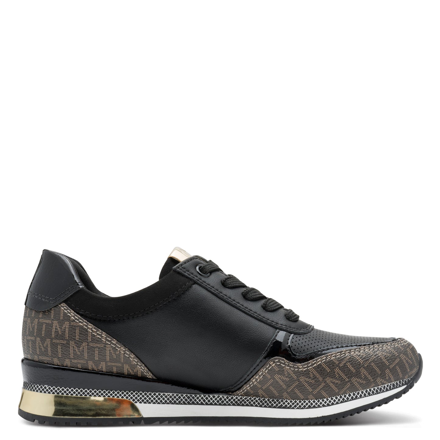 Marco Tozzi 2-23713-41 098 Black Multi Trainers with Zip