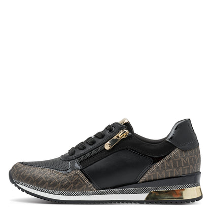 Marco Tozzi 2-23713-41 098 Black Multi Trainers with Zip