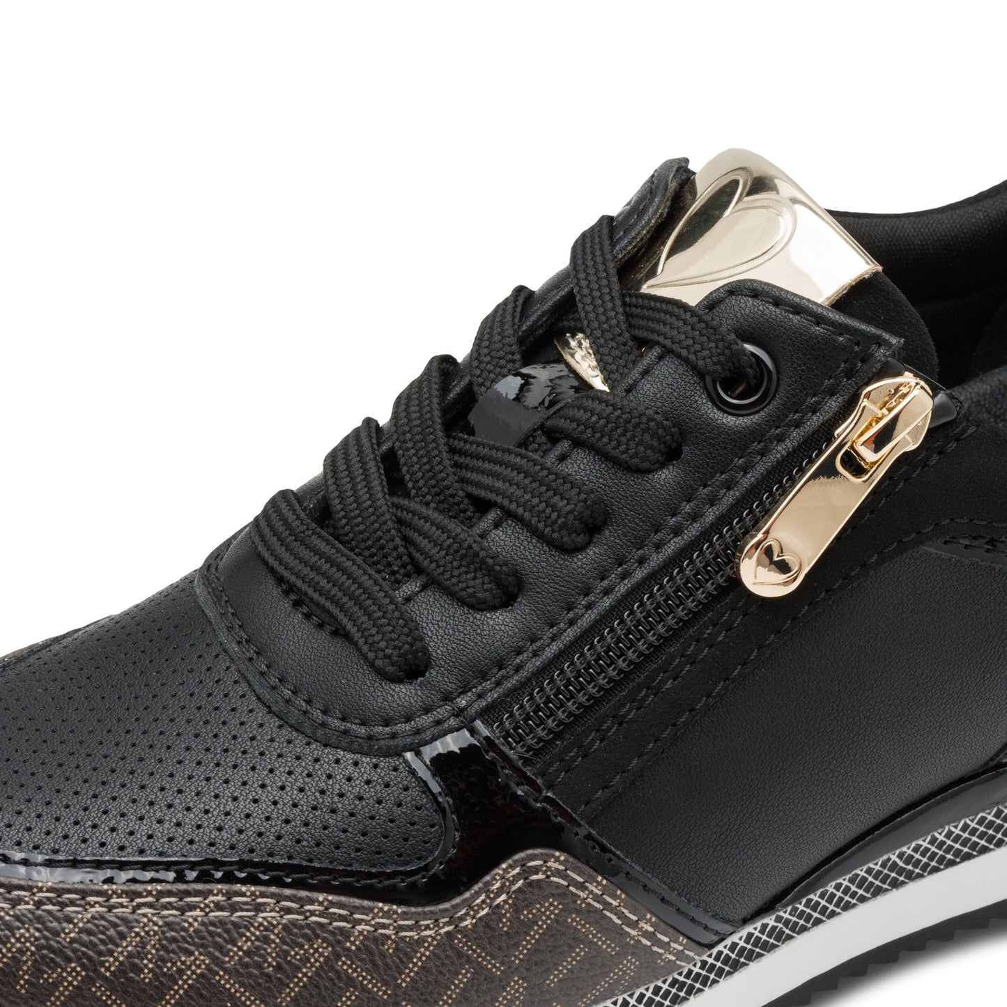 Marco Tozzi 2-23713-41 098 Black Multi Trainers with Zip
