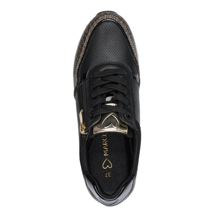 Marco Tozzi 2-23713-41 098 Black Multi Trainers with Zip