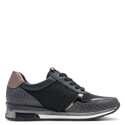 Marco Tozzi 2-23713-41 890 Navy Multi Trainers with Zip