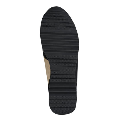 Marco Tozzi 2-23715-45 098 Black & Beige Combi Trainers
