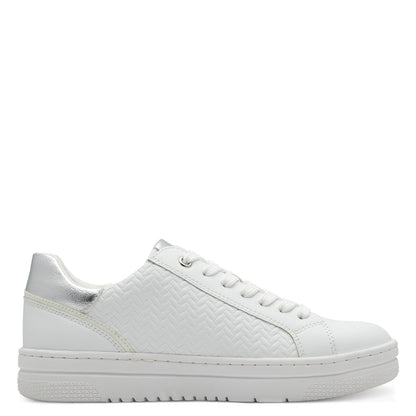 Marco Tozzi 2-23718-42 197 White Trainers with Zip