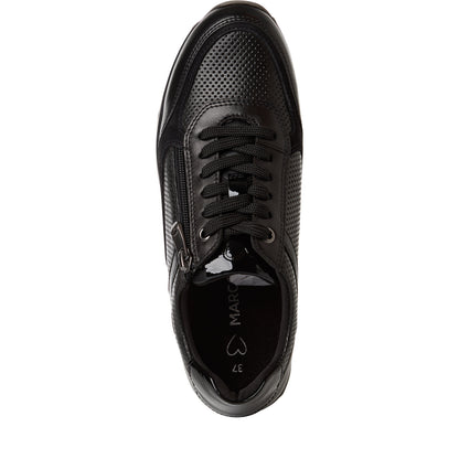 Marco Tozzi 2-23719-44 001 Black Side Zip Trainers
