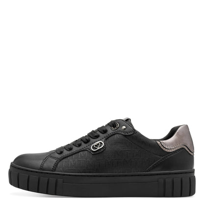Marco Tozzi 2-23727-45 098 Black Pewter Combi Trainers