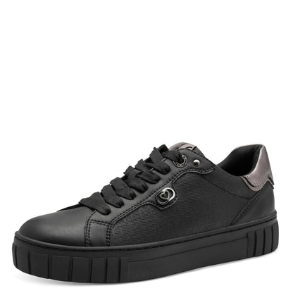 Marco Tozzi 2-23727-45 098 Black Pewter Combi Trainers