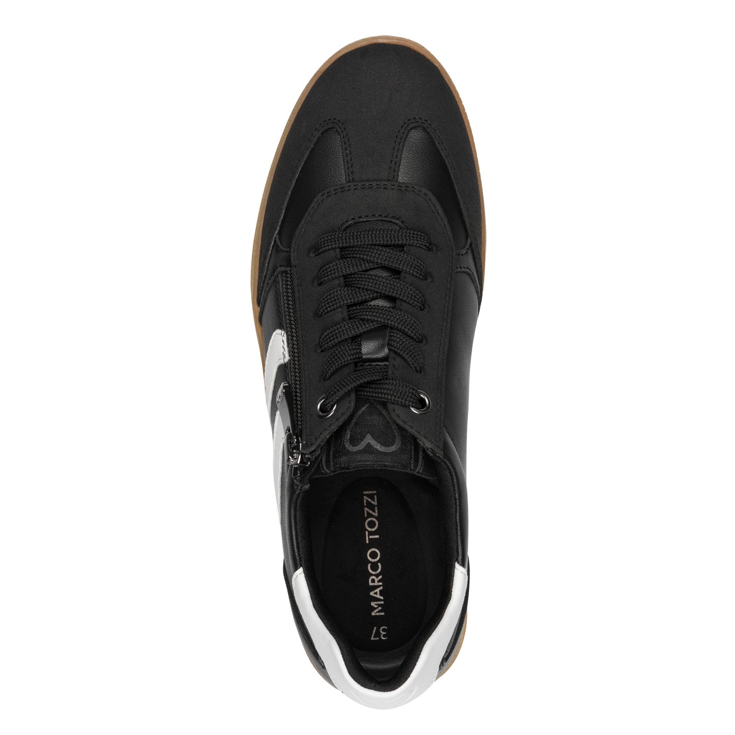 Marco Tozzi 2-23739-44 010 Black & White Trainers