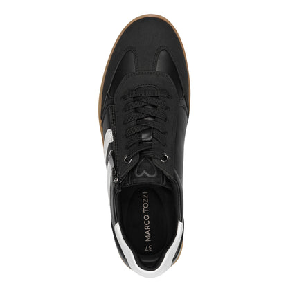 Marco Tozzi 2-23739-44 010 Black & White Trainers