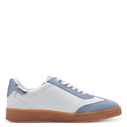 Marco Tozzi 2-23739-44 181 Blue & White Combi Trainers with Zip