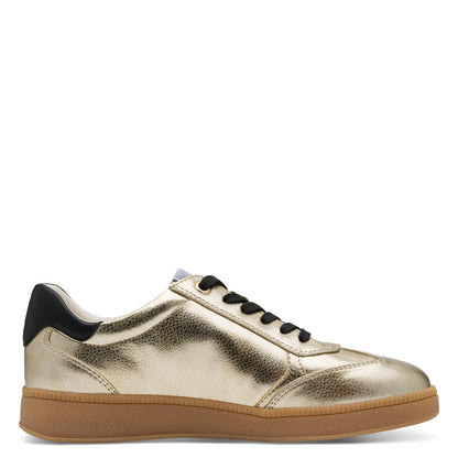 Marco Tozzi 2-23739-44 943 Gold & Black Combi Trainers