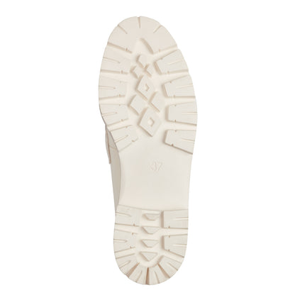 Marco Tozzi 2-24701-44 415 Cream Patent Slip On Moccasins