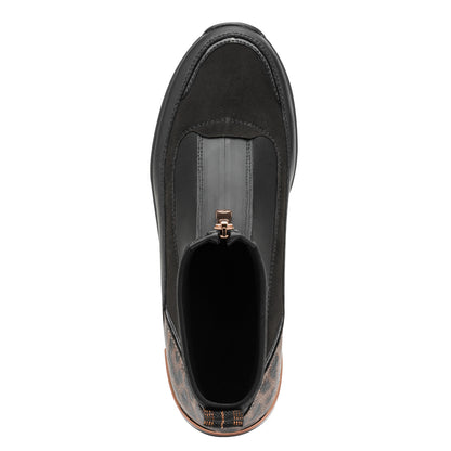 Marco Tozzi 2-24714-45 001 Black Combi Front Zip Boots