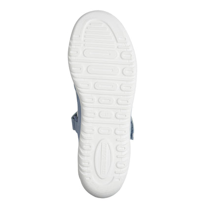 Marco Tozzi 2-24716-46 117 White & Light Blue Combi Velcro Shoes
