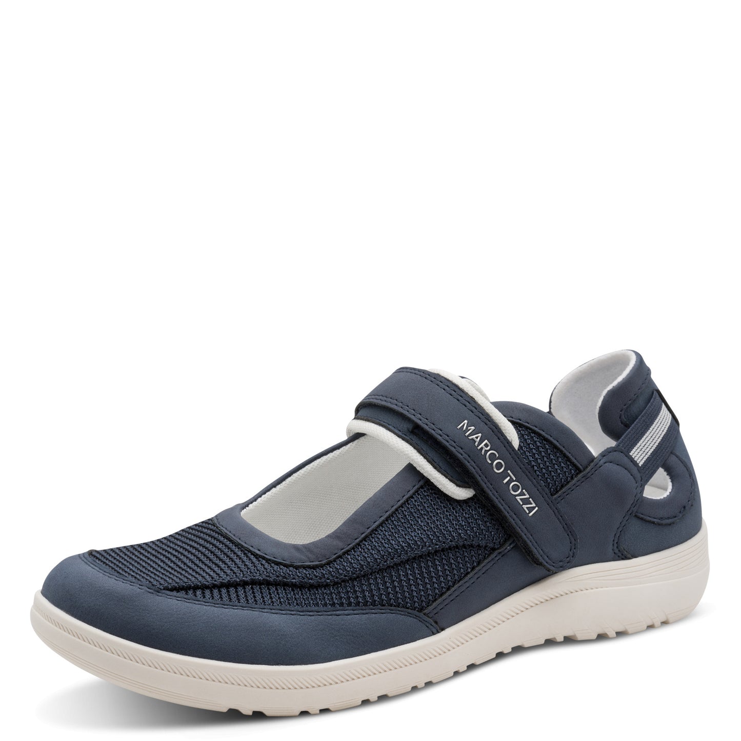 Marco Tozzi 2-24716-46 890 Navy Combi Velcro Shoes