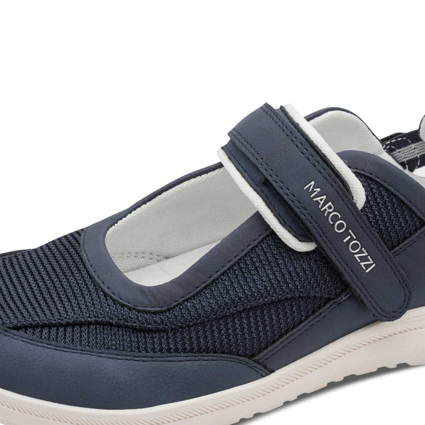 Marco Tozzi 2-24716-46 890 Navy Combi Velcro Shoes