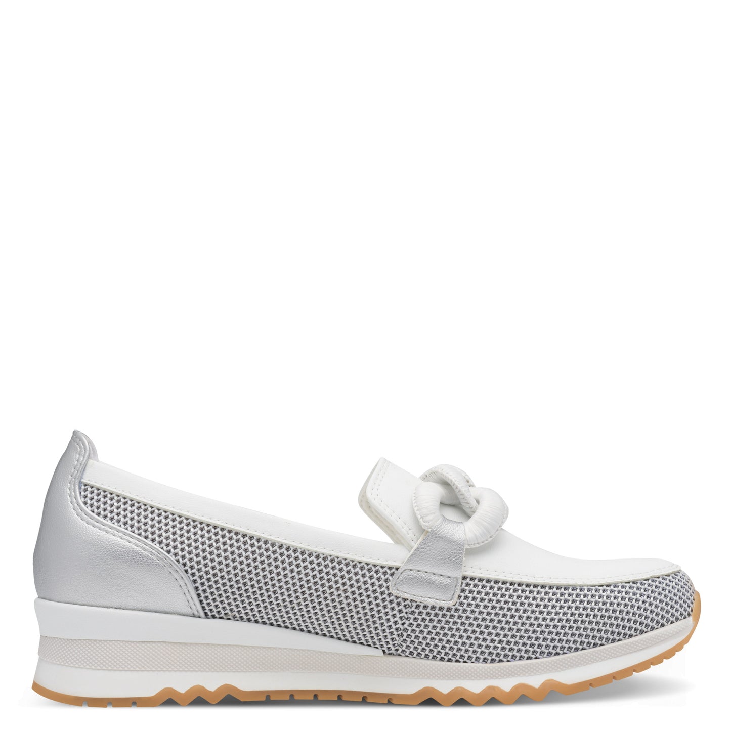Marco Tozzi 2-24720-44 19H White Combi Slip On Moccasins