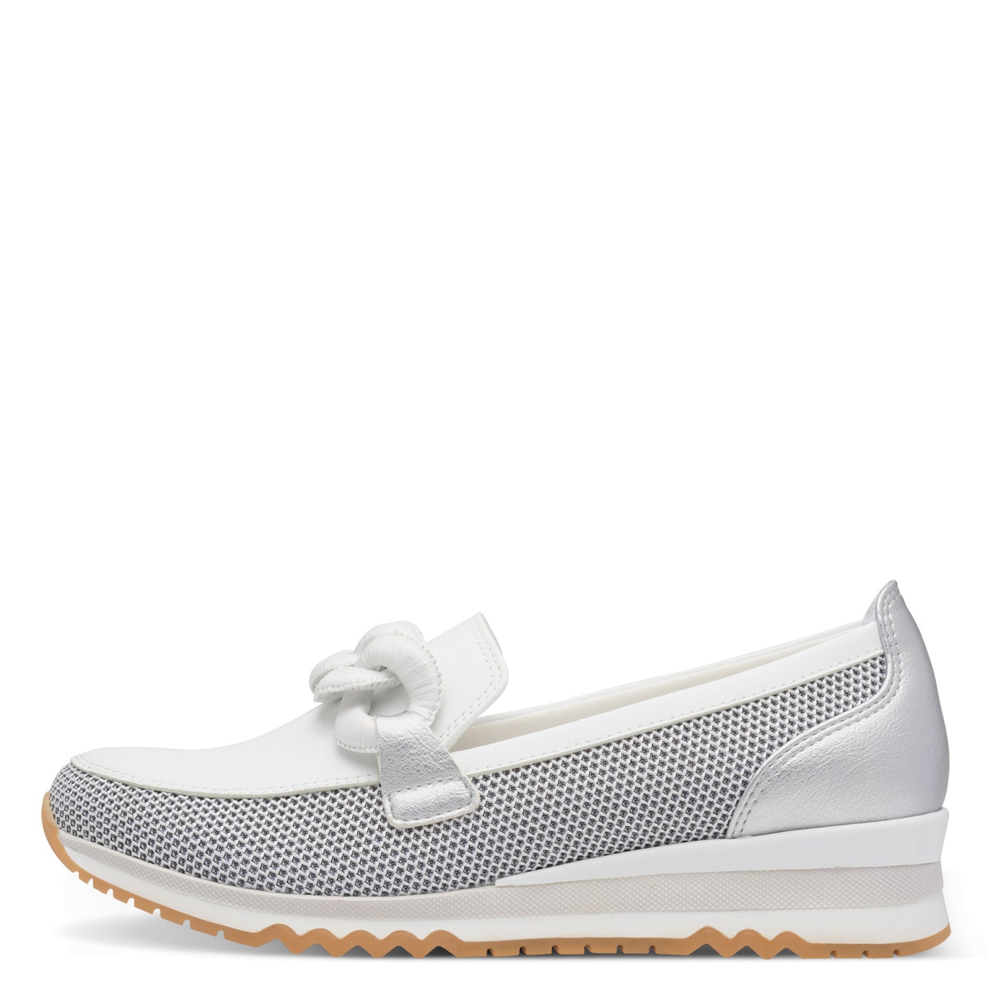 Marco Tozzi 2-24720-44 19H White Combi Slip On Moccasins
