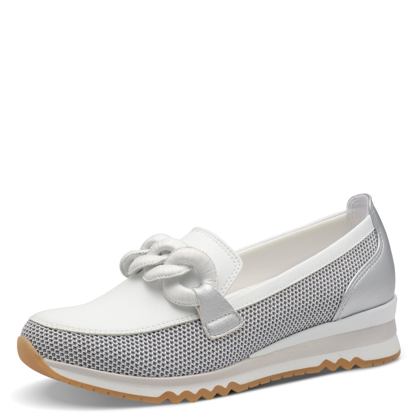 Marco Tozzi 2-24720-44 19H White Combi Slip On Moccasins