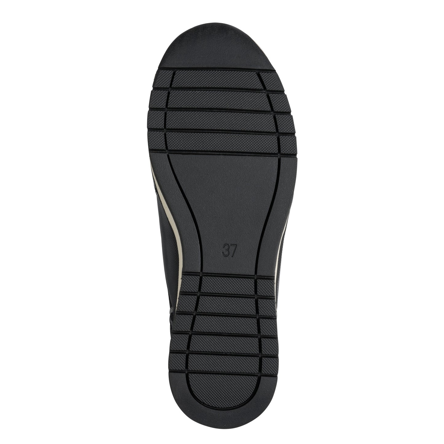 Marco Tozzi 2-24780-45 098 Black Combi Front Zip Sneakers