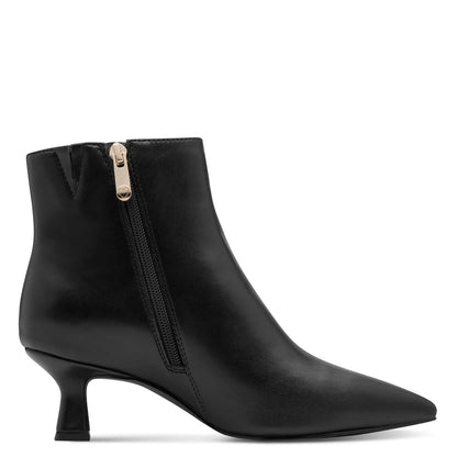 Marco Tozzi 2-25327-47 001 Black Kitten Heel Boots