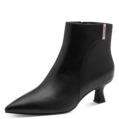 Marco Tozzi 2-25327-47 001 Black Kitten Heel Boots