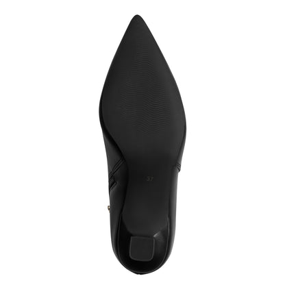 Marco Tozzi 2-25327-47 001 Black Kitten Heel Boots