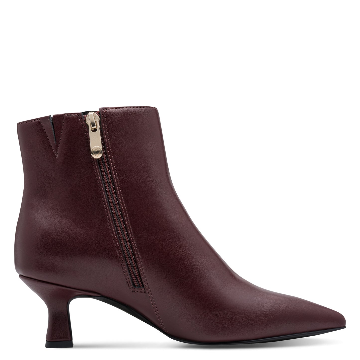 Marco Tozzi 2-25327-47 549 Bordeaux Kitten Heel Boots