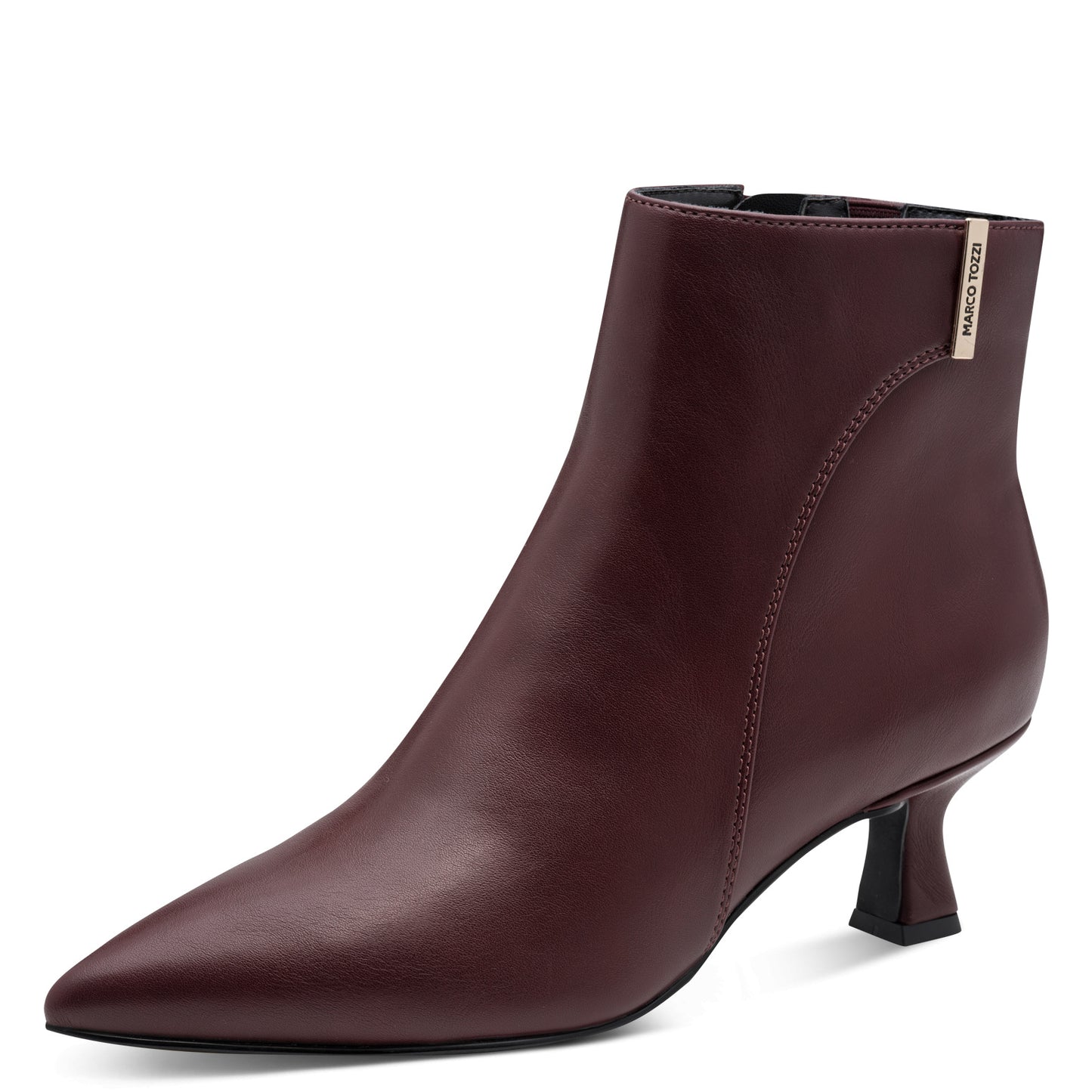 Marco Tozzi 2-25327-47 549 Bordeaux Kitten Heel Boots