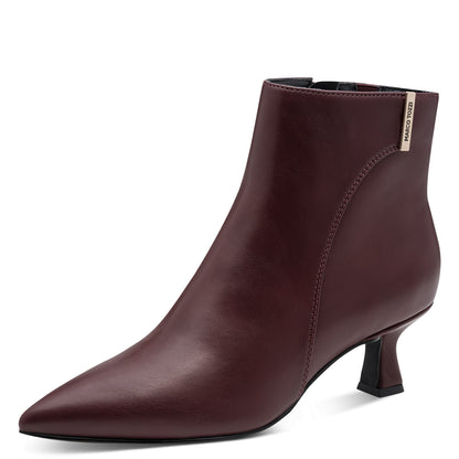 Marco Tozzi 2-25327-47 549 Bordeaux Kitten Heel Boots