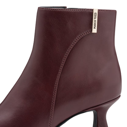 Marco Tozzi 2-25327-47 549 Bordeaux Kitten Heel Boots