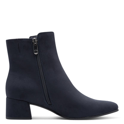 Marco Tozzi 2-25364-43 840 Dark Navy Block Heel Boots