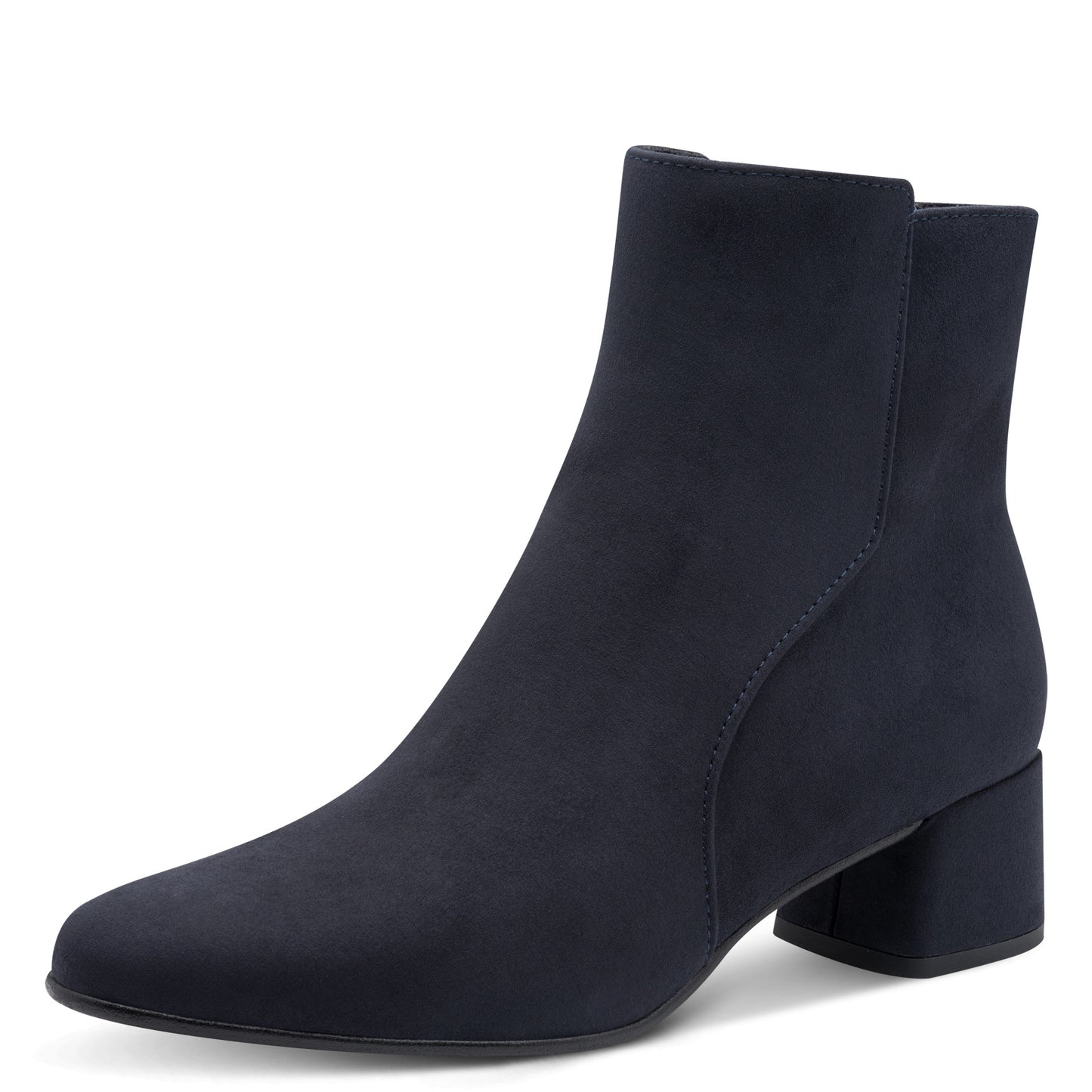 Marco Tozzi 2-25364-43 840 Dark Navy Block Heel Boots