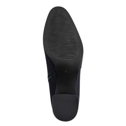 Marco Tozzi 2-25364-43 840 Dark Navy Block Heel Boots